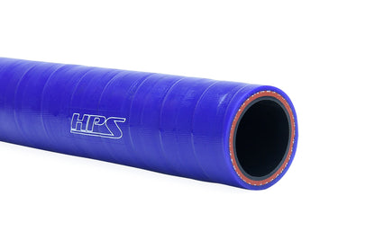 HPS Performance Silicone Oil Resistant Hose High Temp 1-ply Reinforced 1/4" ID 8 Feet Long Blue FKM-8F-025-BLUE