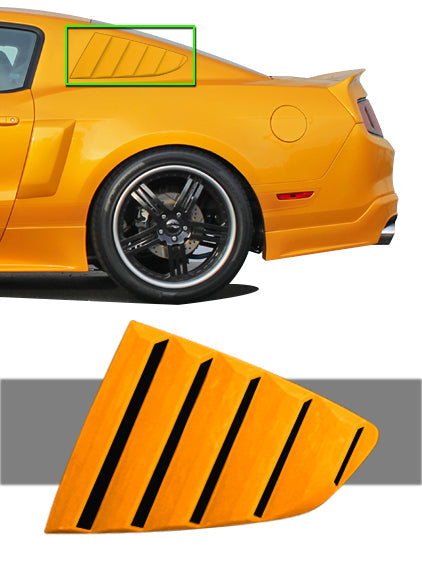 STILLEN 2010-2013 Ford Mustang Side Window Louvers - KB410211
