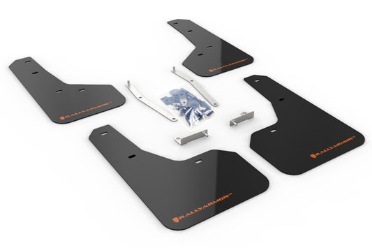 Rally Armor MF52-UR-BLK/OR - 2019-2020 Subaru Forester - Black Mud Flap/Orange Logo