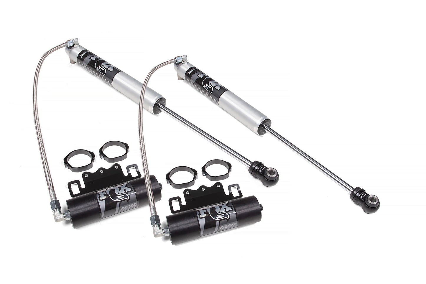 BDS SUSPENSION FOX 2.0 Remote Reservoir Front Shock Pair - 3 Inch Lift - Performance Series - Jeep Wrangler JL (20-23) FOX88624147