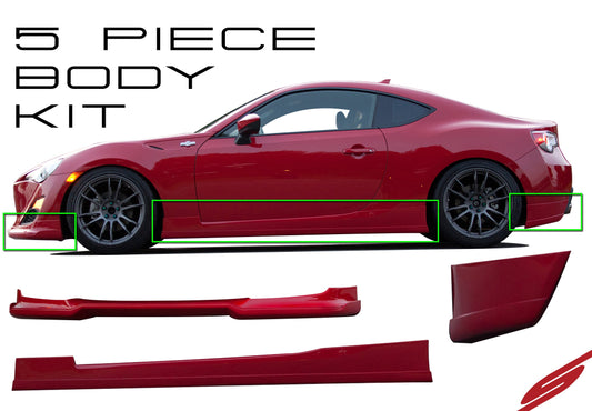 Stillen 2013-2015 Scion FR-S (5-Piece) Lower Body Kit - KB21022L