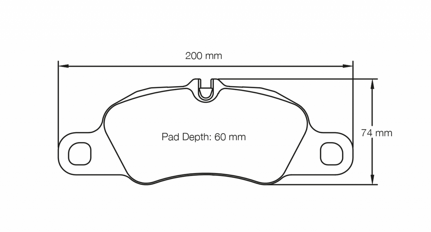 PAGID Racing Pagid Porsche 718 Boxster, Cayman S, 996/997 C & C4, Boxster, Cayman S, GTS RSL29 Front Brake Pads 8074-RSL29