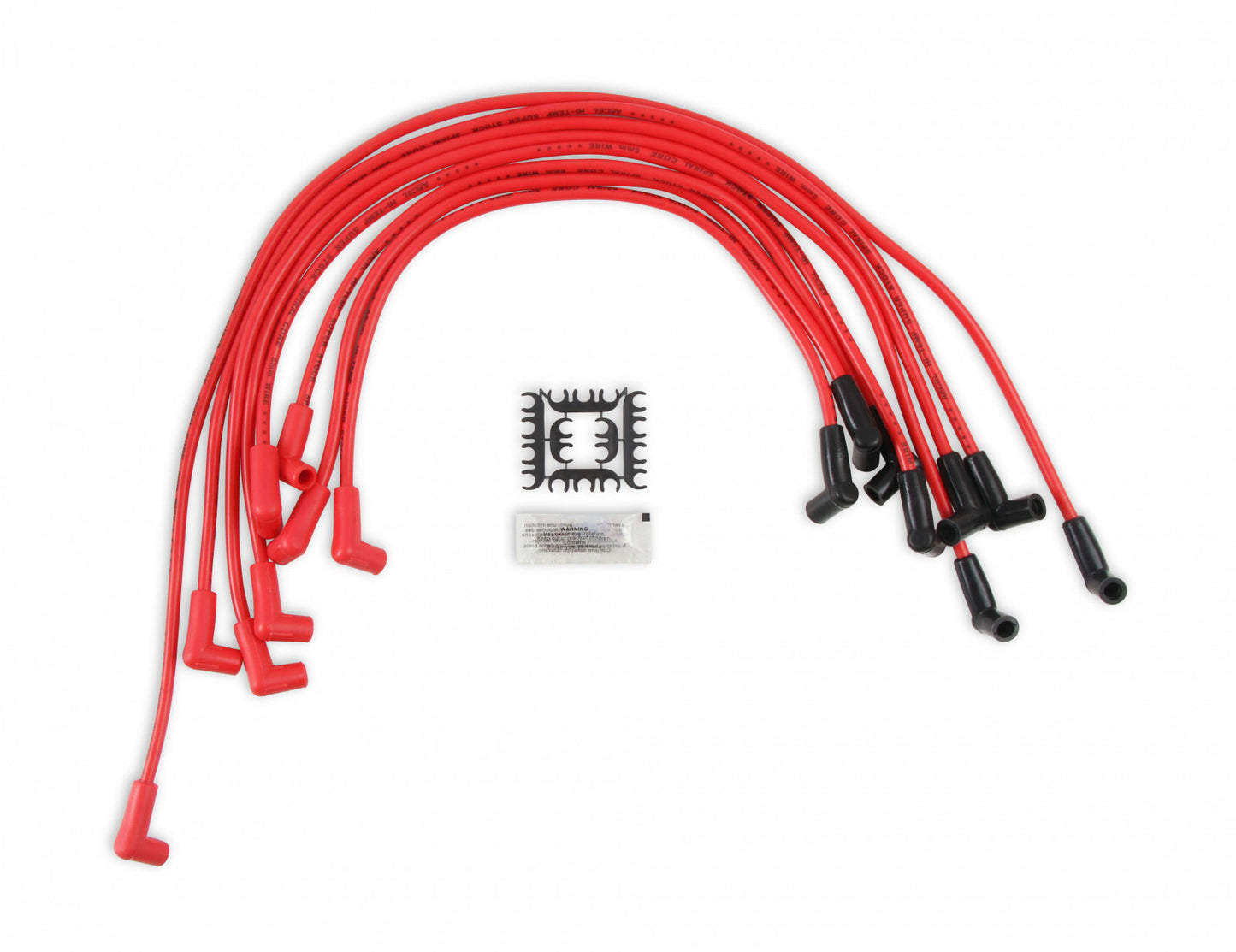 ACCEL SPARK PLUG WIRE SET - 90 DEG BOOTS - RED 5048R