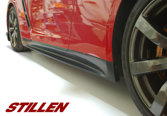 Stillen 2009-2015 Nissan GT-R [R35] Aero Side Skirts (Urethane) - GTRKB12829