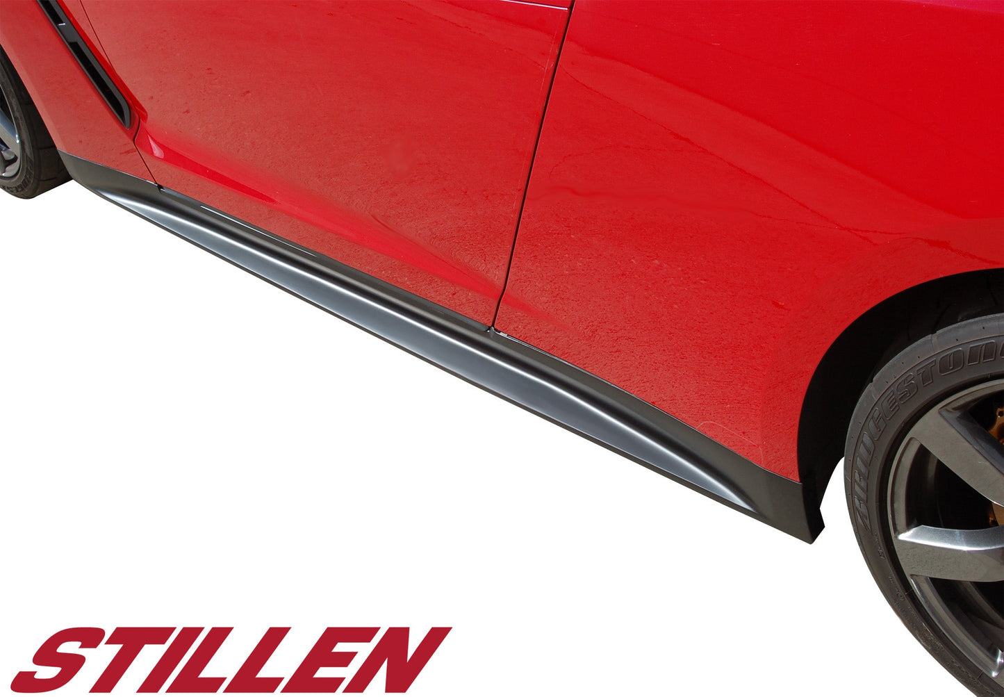 Stillen 2009-2015 Nissan GT-R [R35] Aero Side Skirts (Urethane) - GTRKB12829