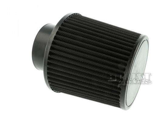 BOOST products Universal Air Filter 70mm (2-3/4") ID Connection, 127mm (5") Length, Black IN-LU-127-070
