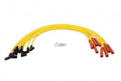 ACCEL Spark Plug Wire Set - Super Stock Graphite Core 8mm - GM V8 1975-90 - Yellow 4053