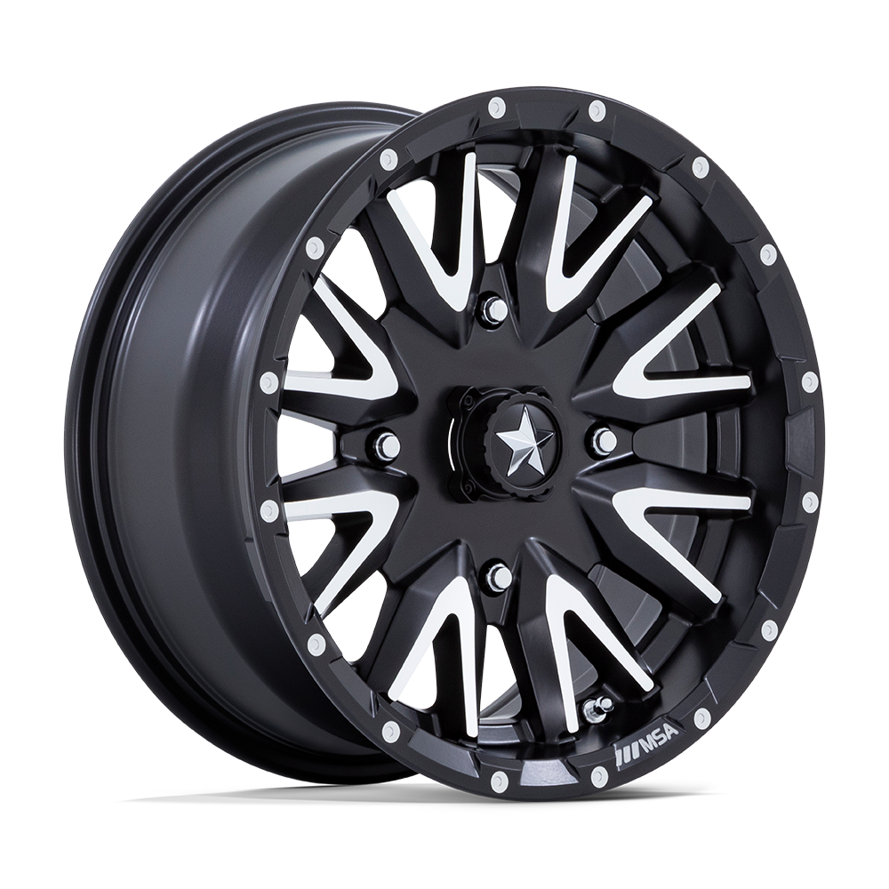 MA049 16X7 4X156 M-BLK MCH 10MM