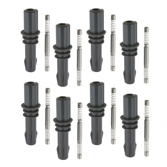 ACCEL High Performance Ignition Coil boots, 2004-2008.5 Ford 3-valve engines, Black, 8-Pack 170033