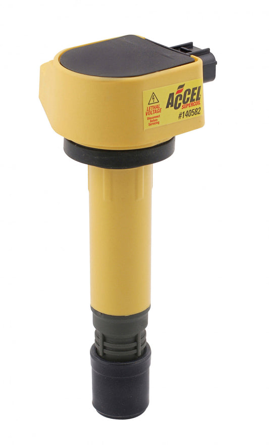 ACCEL Igniton Coil Super Coil Series 2006-2011 Honda 1.8L engines, Yellow, Individual 140582