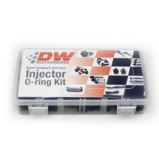 Deatschwerks 230 piece fuel injector O-ring replacement kit for common Japanese and European vehicles DEW-2-201