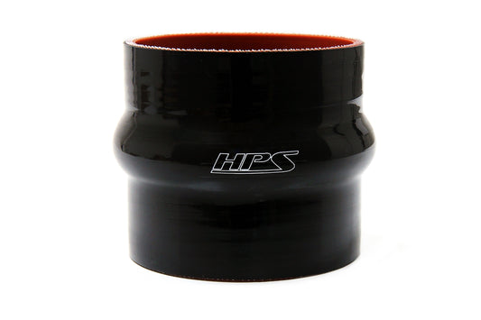 HPS Performance Silicone Hump Coupler HoseHigh Temp 4-ply Reinforced1-1/2" ID4" LongBlack HTSHC-150-L4-BLK