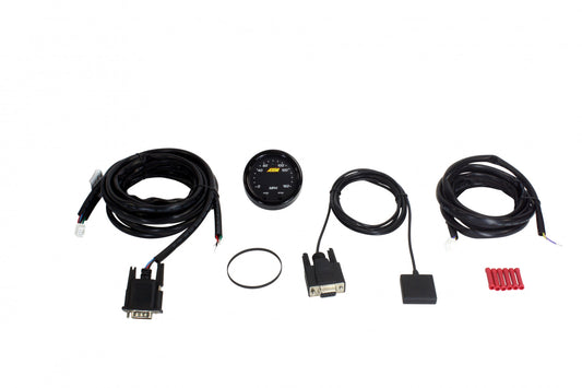 AEM X-Series GPS Speedometer Gauge 0-160mph / 0-240kph Black Bezel & Black Faceplate 30-0313