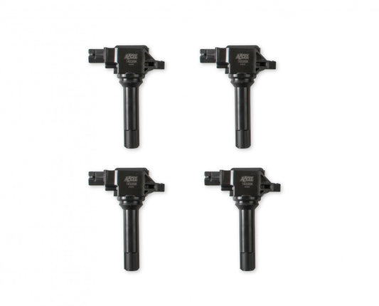 ACCEL Ignition Coils - 2015-2019 Subaru, Scion and Toyota 2.0L Boxer, Black, 4-Pack 140089K-4