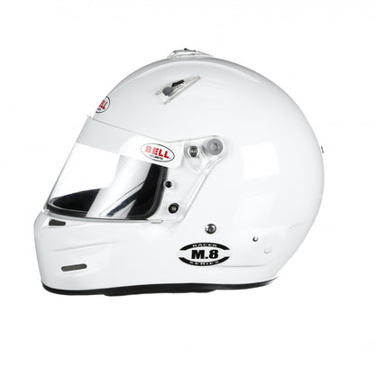 Bell M8 Racing Helmet-White Size Extra Small 1419A02