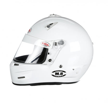 Bell M8 Racing Helmet-White Size 2X Extra Large 1419A07