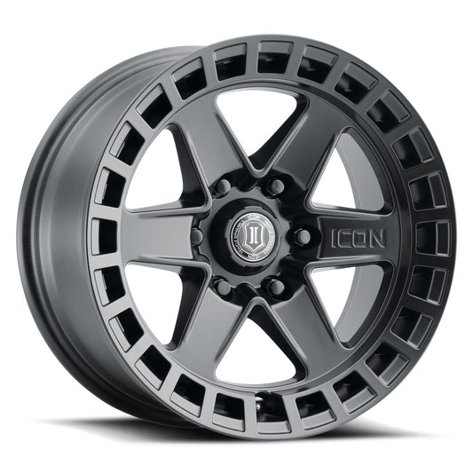 ICON Alloys RAIDER SAT BLK - 17 X 8.5 / 6 X 135 / 6 MM / 5" BS 3417856350SB