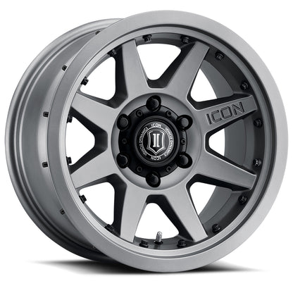 ICON Alloys REBOUND PRO TITANIUM -17 X 8.5 / 5X4.5 / 0MM / 4.75" BS 21817856547TT