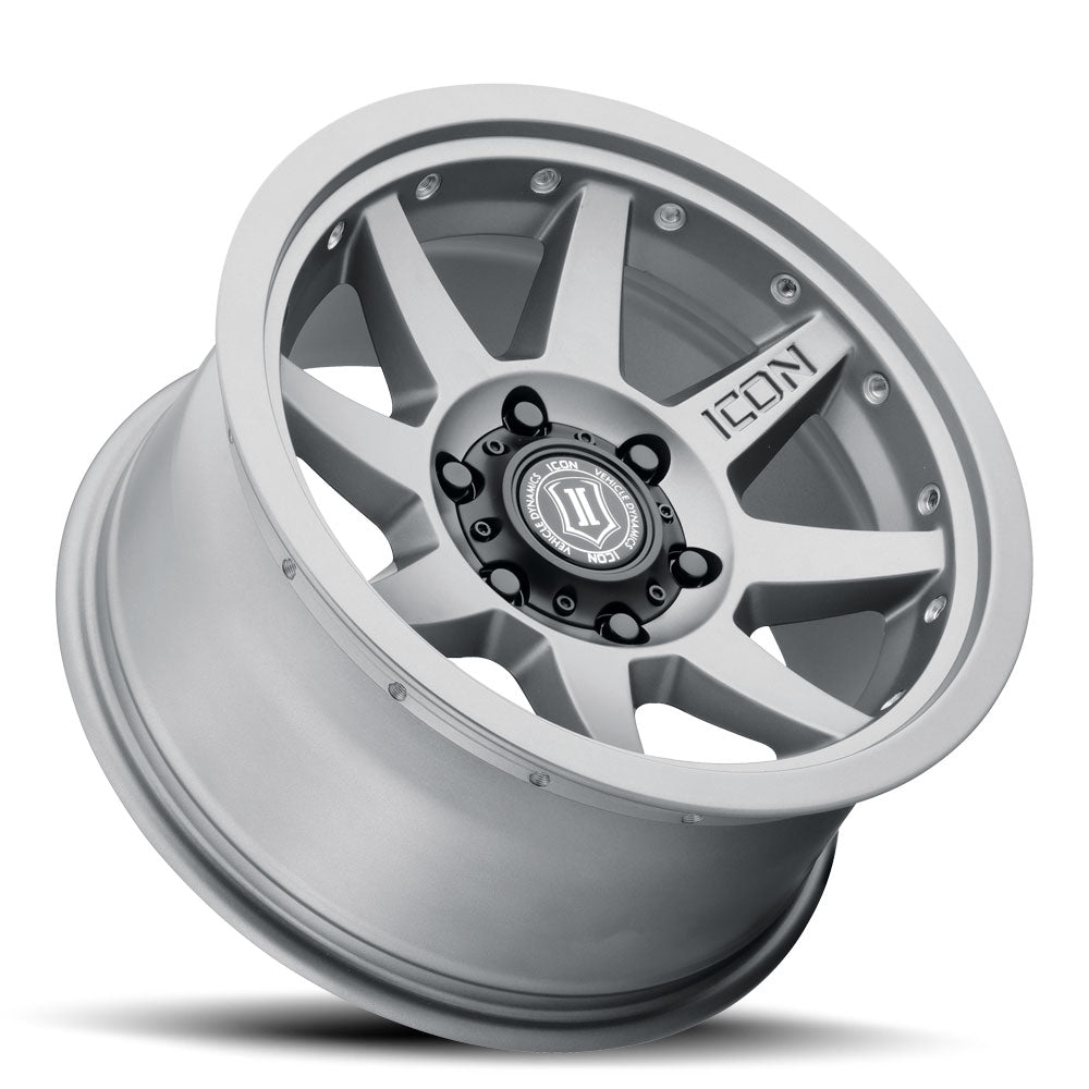 ICON Alloys REBOUND PRO TITANIUM - 17 X 8.5 / 5X5 / -6MM / 4.5" BS 21817857345TT