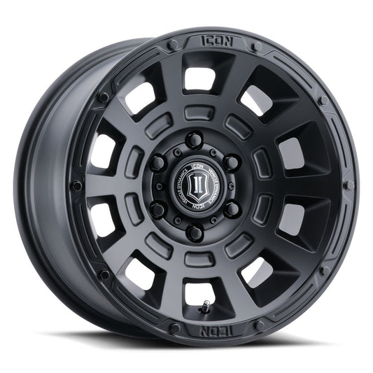 ICON Alloys THRUST SAT BLK - 17 X 8.5 / 5 X 5 / -6 MM / 4.5" BS 2817857345SB