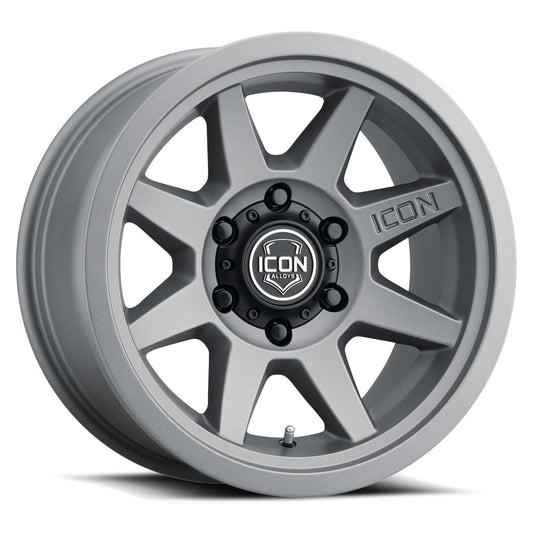 ICON Alloys REBOUND SLX CHARCOAL - 17 X 8.5 / 6 X 5.5 / 0MM / 4.75" BS 1917858347CH