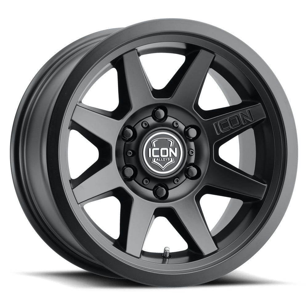ICON Alloys REBOUND SLX SAT BLK - 17 X 8.5 / 6 X 135 / 6MM / 5" BS 1917856350SB