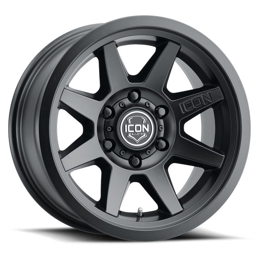ICON Alloys REBOUND SLX SAT BLK - 17 X 8.5 / 5 X 5 / -6MM / 4.5" BS 1917857345SB