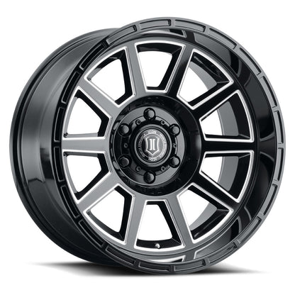 ICON Alloys RECOIL GLS BLK MIL WIN - 20 X 10 / 5 X 150 / -24 MM / 4.5" BS 6220105545GBMW