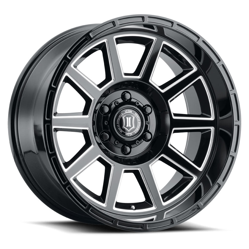 ICON Alloys RECOIL GLS BLK MIL WIN - 20 X 10 / 5 X 5 / -24 MM / 4.5" BS 6220107345GBMW