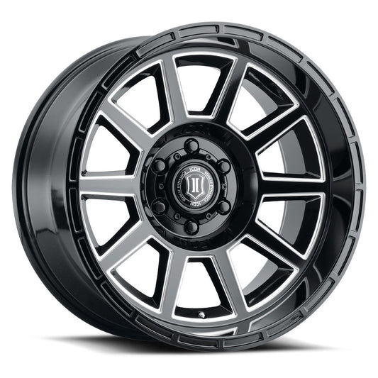 ICON Alloys RECOIL GLS BLK MIL WIN - 20 X 10 / 6 X 135 / -24 MM / 4.5" BS 6220106345GBMW