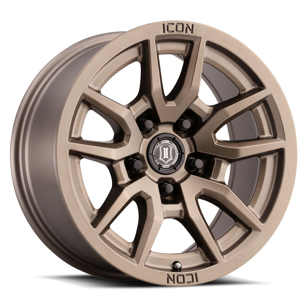 ICON Alloys VECTOR 5 BRONZE -17 X 8.5 / 5 X 5" / -6MM / 4.5" BS 2617857345BR