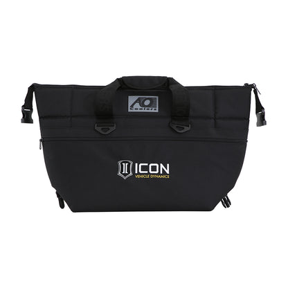 ICON Vehicle Dynamics 24PK CANVAS AO COOLER W/STANDARD ICON LOGO 2142-STL-BL-24PK