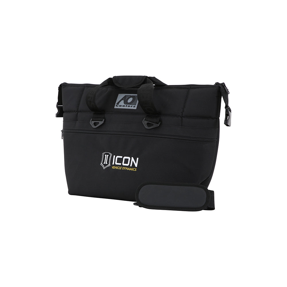 ICON Vehicle Dynamics 24PK CANVAS AO COOLER W/STANDARD ICON LOGO 2142-STL-BL-24PK