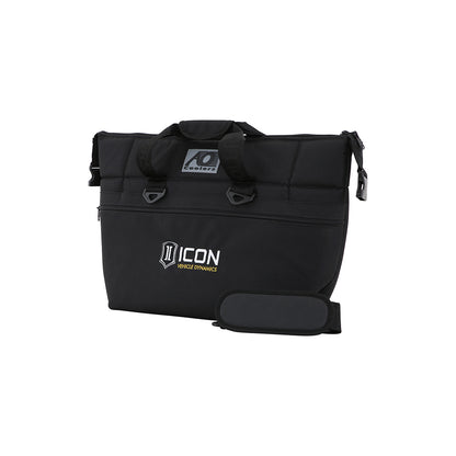 ICON Vehicle Dynamics 24PK CANVAS AO COOLER W/STANDARD ICON LOGO 2142-STL-BL-24PK