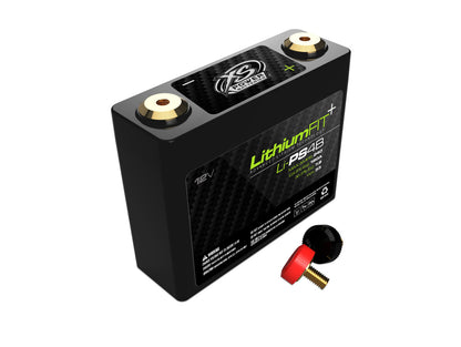 XS Power Batteries Lithium Powersports Series Batteries - M6 Terminal Bolts Included 240 Max Amps Li-PS4B