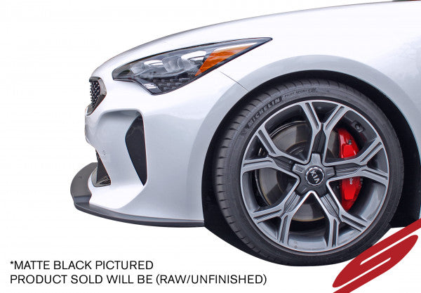 2018-2022 Kia Stinger Front Splitter - AWD/RWD [3.3TT] Unpainted - KB26001