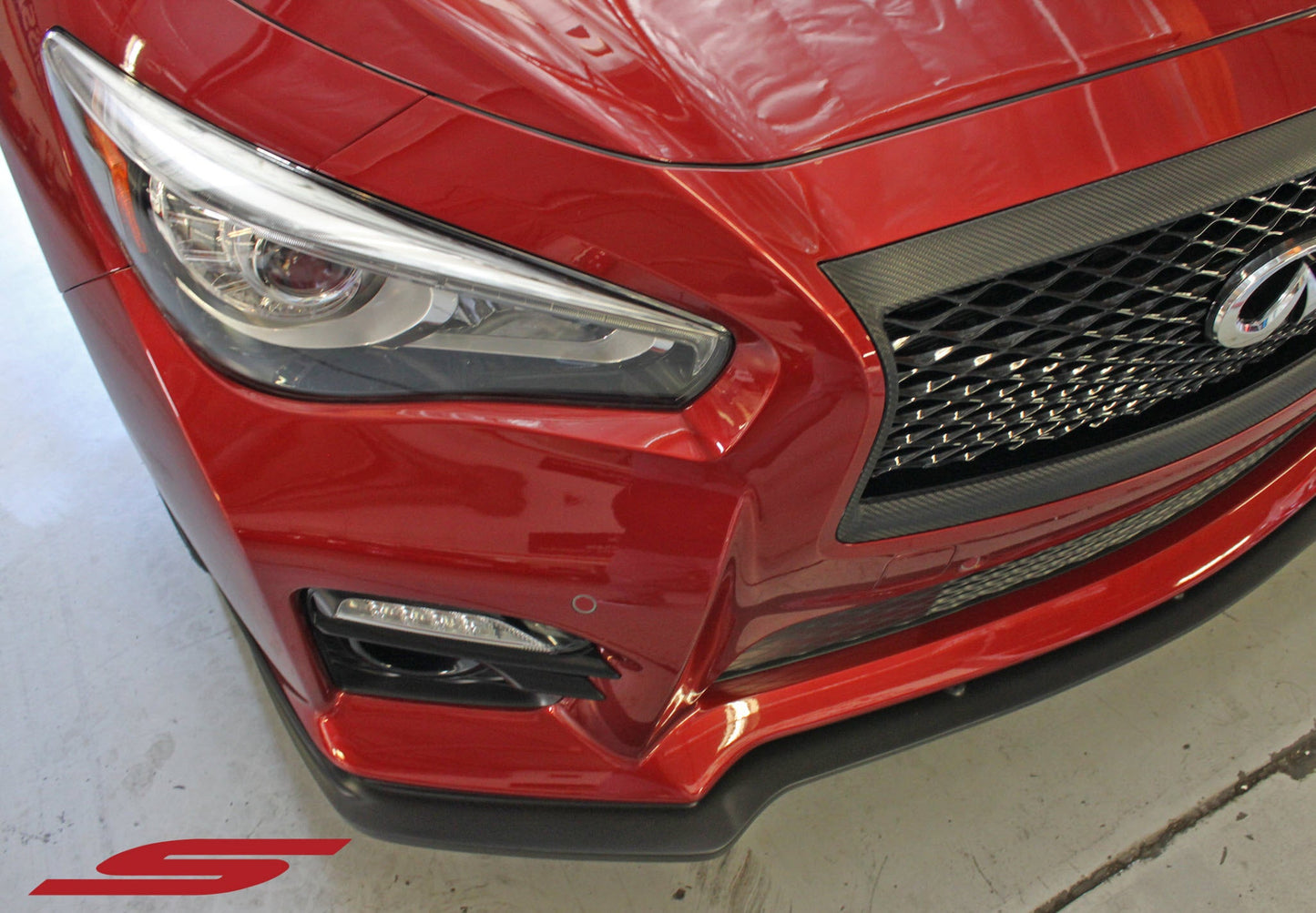 2014-17 Infiniti Q50 Sport - Front Splitter - KB11225