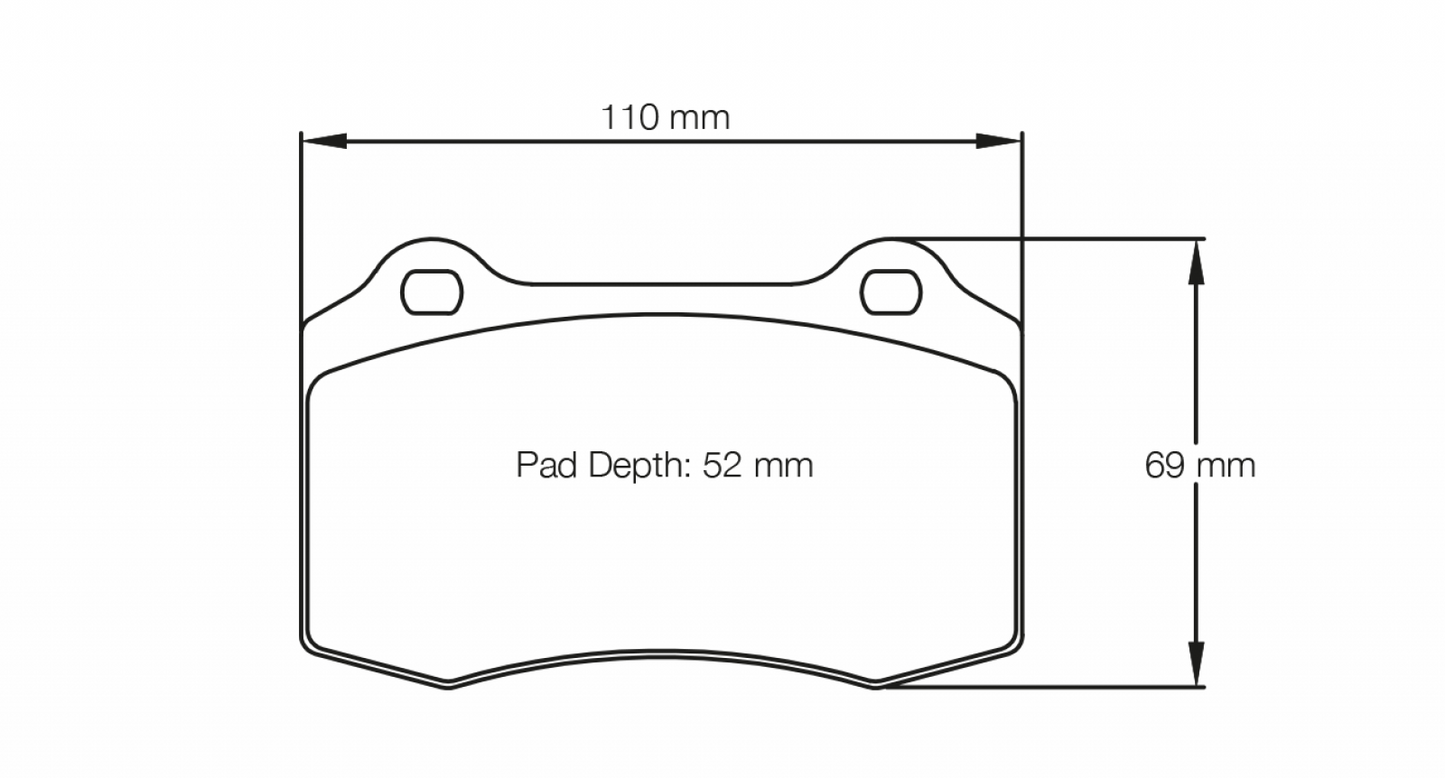 PAGID Racing Pagid Ford Mustang 07-14 RSL29 Rear Brake Pads 8113-RSL29