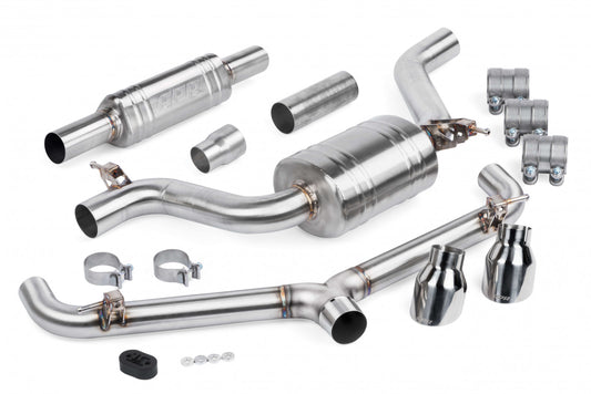 APR Exhaust - Catback System with Front Muffler - MK7.5 GTI CBK0007