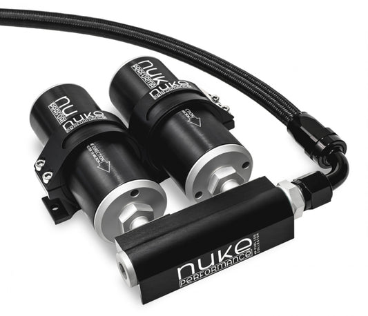 Nuke Performance 4-Port Fuel Log Collector for Dual Nuke Fuel Filter Slim 100-10-206