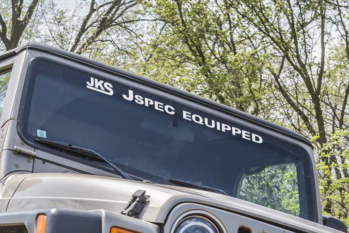 JKS Manufacturing JSPEC Equipped 36" Windshield Decal JKS11527