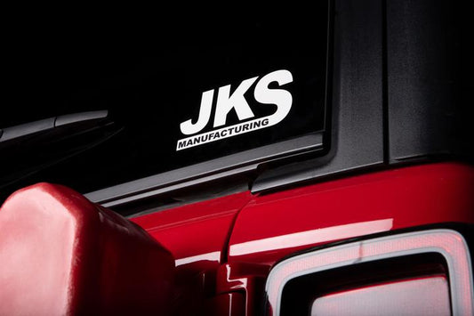 JKS Manufacturing JKS Decal 2.5" X 5‚Äö - White JKS11540