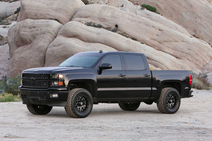 Fabtech 4" PERF SYS W/ DL 2.5 & 2.25 14-18 GM C/K1500 P/U W/ OE FORG STL UCA K1117DL