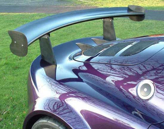 Reverie Lotus Exige S2 Carbon Fibre Tailgate Wing Mount Covers - Pair Lacquered Finish R01SB0192L