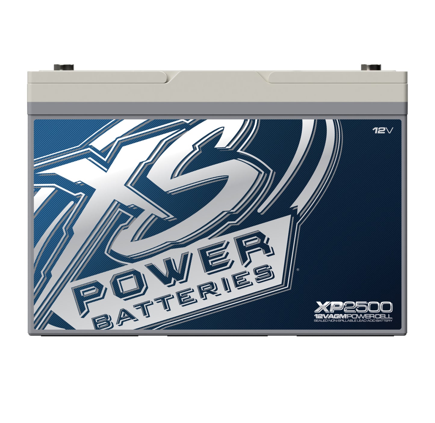 XS Power Batteries 12V AGM XP Series Supplemental Batteries - M6 Terminal Bolts Included 2500 Max Amps XP2500