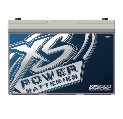 XS Power Batteries 12V AGM XP Series Supplemental Batteries - M6 Terminal Bolts Included 2500 Max Amps XP2500