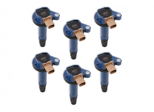 ACCEL Ignition Coil - SuperCoil - 2010-2016 Ford EcoBoost 3.5L V6 - Blue - 6-Pack (3-Pin) 140646B-6