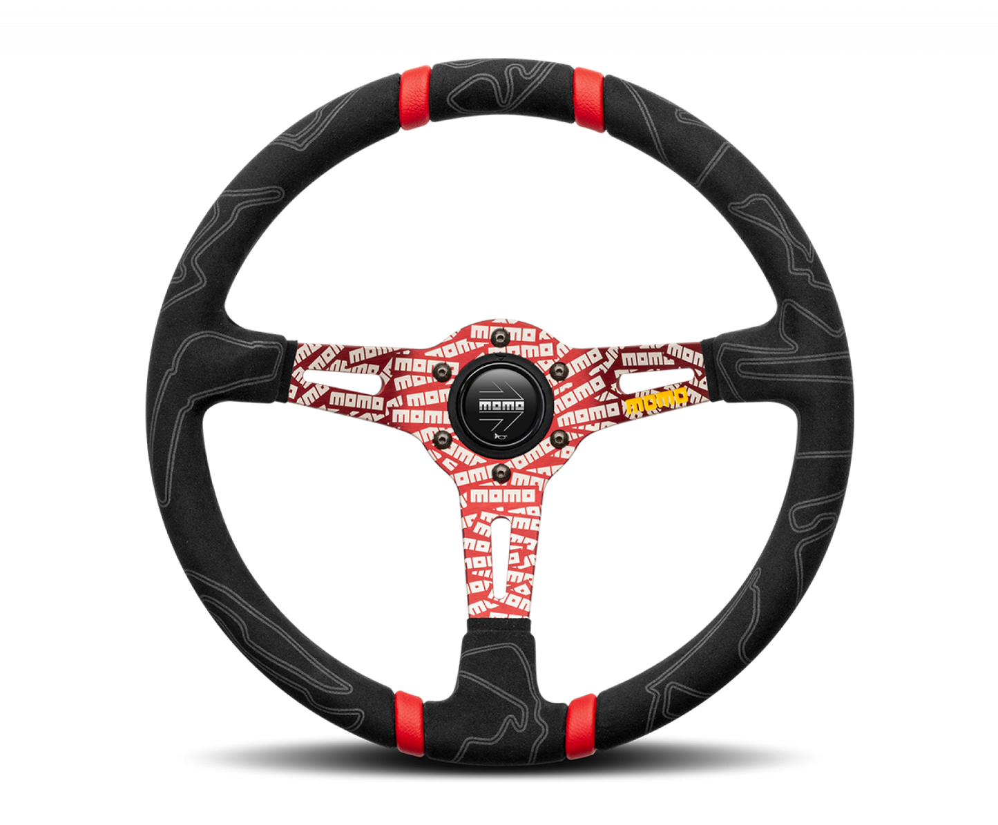 MOMO ULTRA Steering Wheel Red ULT35BK0RD