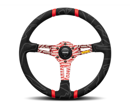 MOMO ULTRA Steering Wheel Red ULT35BK0RD