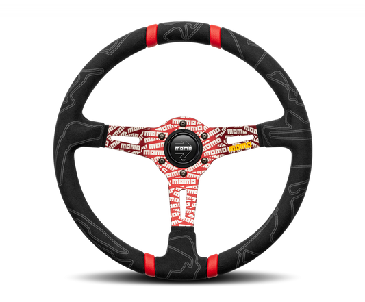 MOMO ULTRA Steering Wheel Red ULT35BK0RD